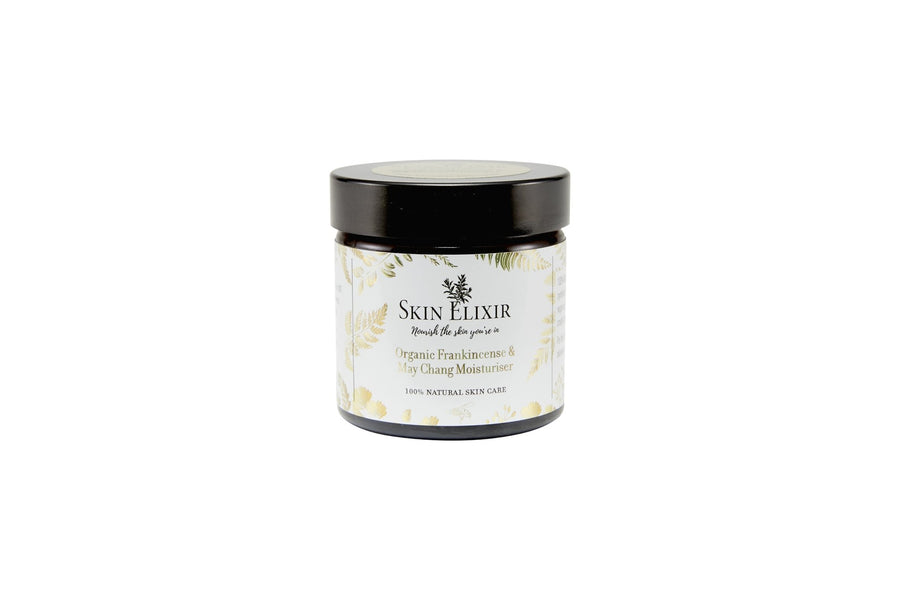 Skin Elixir Organic Frankincense & May Chang Moisturiser 60ml - Skin Elixir UK harness the healing power of Black Seed Oil